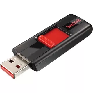 Pendrive SanDisk Cruzer 4GB 2.0 preto e vermelho