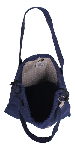 Mochila Saco - Sacola Mochila - Em Nylon Azul - Ht6065