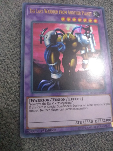 The Last Warrior From Another Planet Ultra Rare Yugioh