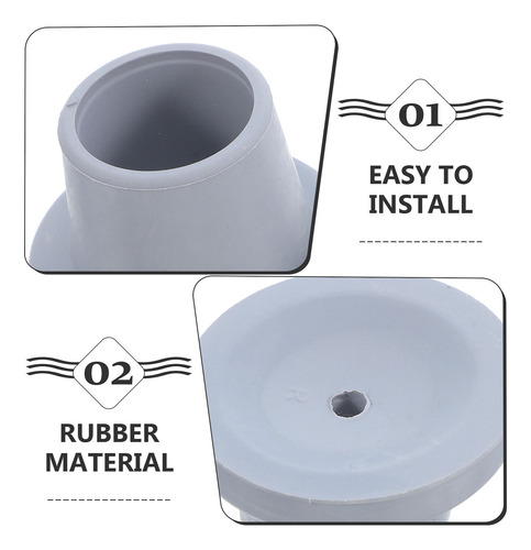 Patas De Goma Antideslizantes Para Silla De Ducha Y Taburete