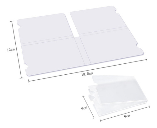 50pc Mascarilla De Almacenamiento Plegable Reutilizable