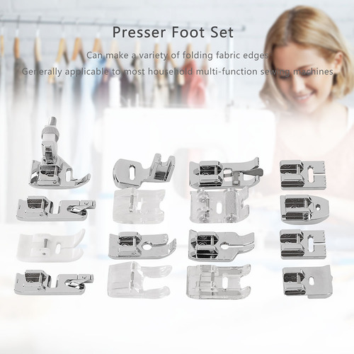 Accesorios Para Máquinas De Coser 16 Piezas Juego De Prensat