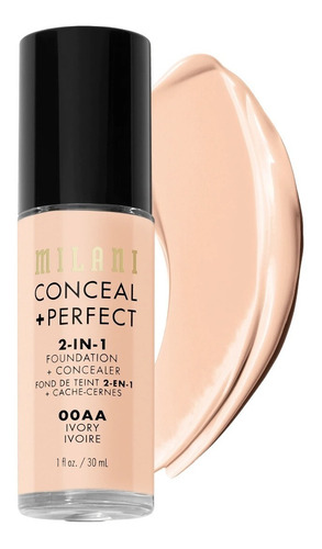 Conceal+perfect2-in-1 Foundation+concealer 00aa Ivory