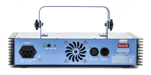 Imagen 4 de 6 de Láser Doble Rb Alienpro Star Rojo 150mw + Azul 500mw - S002