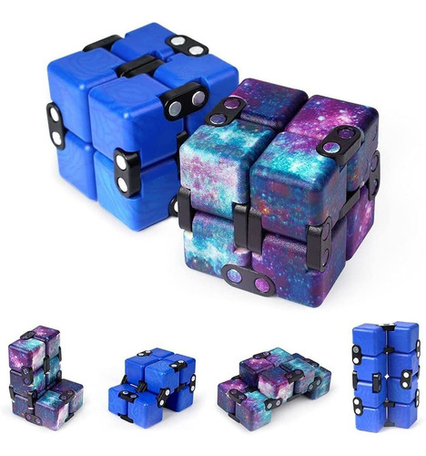 Infinite Cube Fidget Toy 2 Packs Fidget Blocks Toy For ...