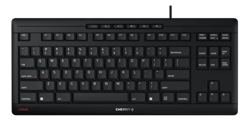 Teclado Cherry, Negro/usb/ergonomico