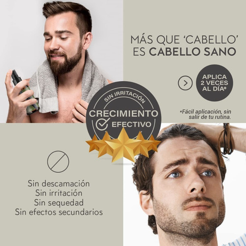 Imagen 6 de 7 de Spray Para Crecimiento Del Cabello Al 3% 90ml Con Biotina