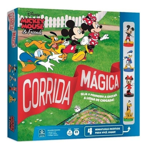 Corrida Mágica Mickey Mouse E Friends Jogo De Tabuleiro