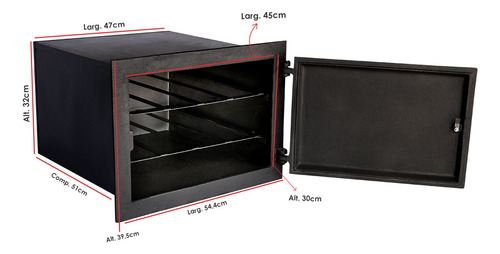 Kit Para Fogão A Lenha Forno Frente Ferro Fundido Chapa 3f