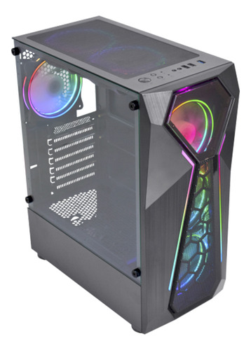 Gabinete Gamer Warlock Lateral Em Vidro