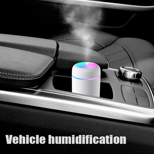 Imagen 6 de 10 de Humidificador Atomizador Difusor De Aroma Luz Led Azul Usb