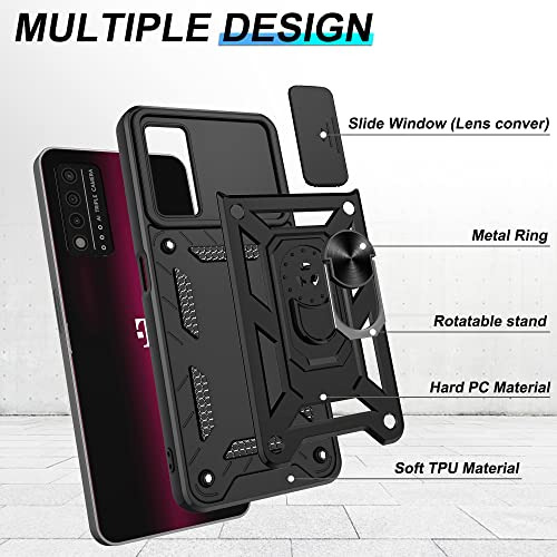 Funda Para T-mobile Revvl V Plus 5g Con Protector De Pantalo
