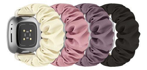 Bandas Scrunchie Compatibles Con Fitbit Sense/sense 2 / Vers