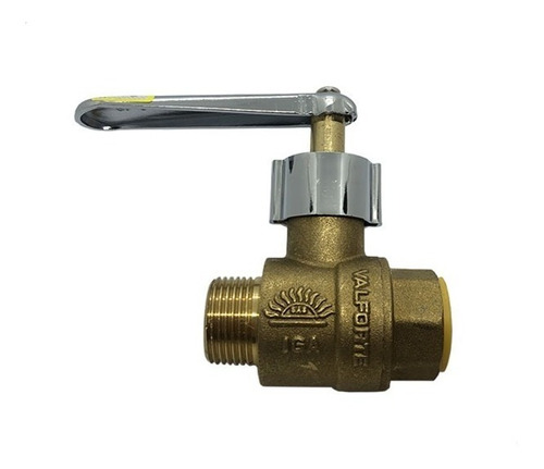 Llave Esferica Para Gas Aprobada 3/4 Bronce Valforte Latyn