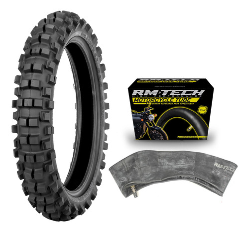 Llanta Shinko 110/90-19 62m 4pr Tt Cross Cheater + Camara