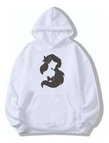 Buzo Hoodie Canguro Unisex La Sirenita Ariel Disney