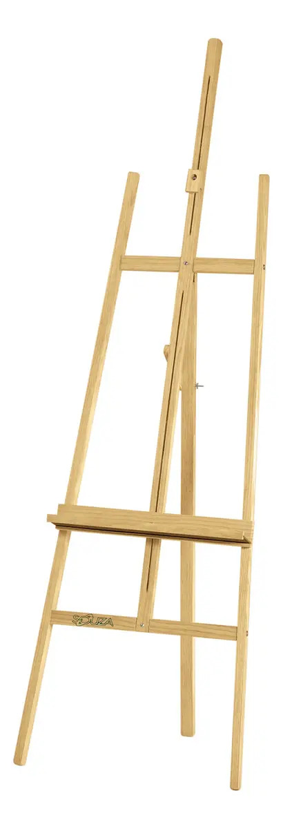 Cavalete de Pintura de Pinus Natural com 1,80m – Souza & Cia