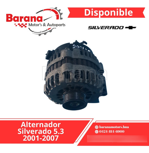 Alternador Silverado 5.3 2001-2007