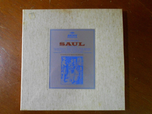 G.f. Händel Saul / Caja Con 3 Discos Nuevos, Sellado