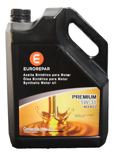 Aceite Sintético Eurorepar 5w30 4l Bidón