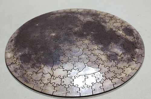 Rompecabezas De Madera Elemental Puzzle. Luna - Cod 200