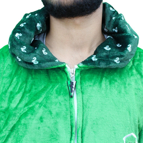 Pijama Macacão Harry Potter Hogwarts Sonserina Adulto M