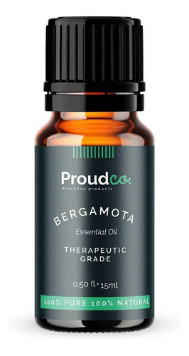 Aceite Terapeutico Esencial De Bergamota 15ml 100% Natural