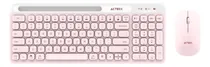 Comprar Combo Acteck 2 En 1 Teclado Mouse Slim Creator Virtuos Silk Color del mouse Rosa Color del teclado Rosa