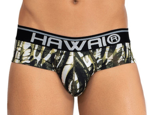 Trusa Brief Hawai Microfibra 42190 Verde Musgo Colombiano