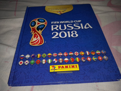 Álbum De Cromos Panini Rusia 2018 Lleno Pasta Dura 