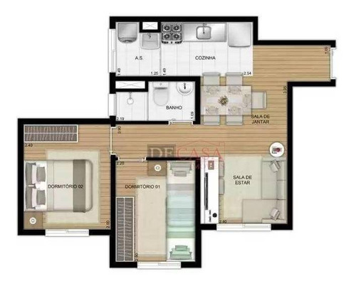 Imagem 13 de 14 de Apartamento Plano & Parque Do Carmo - Apartamentos No Parque Do Carmo Minha Casa Minha Vida - Ap5655