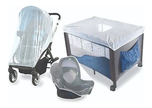 Mosquitero Para Coche Y Cuna De Bebe Anti Insectos Cobertor