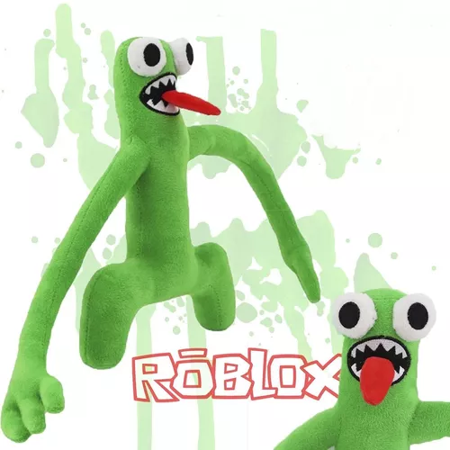 Green boneco de pelúcia Rainbow friends Roblox