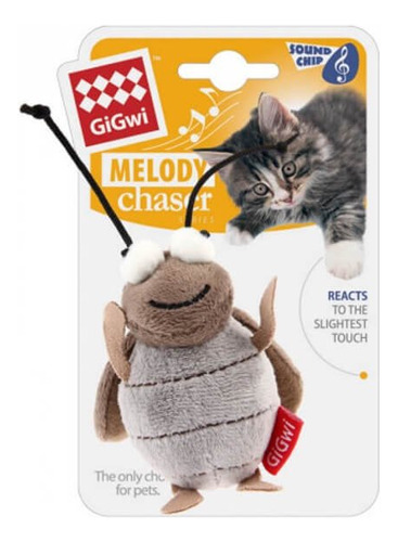 Gigwi® Melody Chaser Grillo Con Sonido Al Tacto Para Gatos