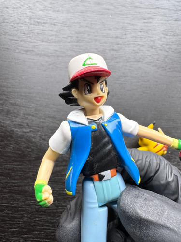 Figuras Pokemon Hasbro Ash Pikachu Nintendo 2000 Original (Usado)