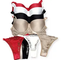 Comprar Pack X3 Conjuntos Taza Soft Lisa Encajes Regulables 
