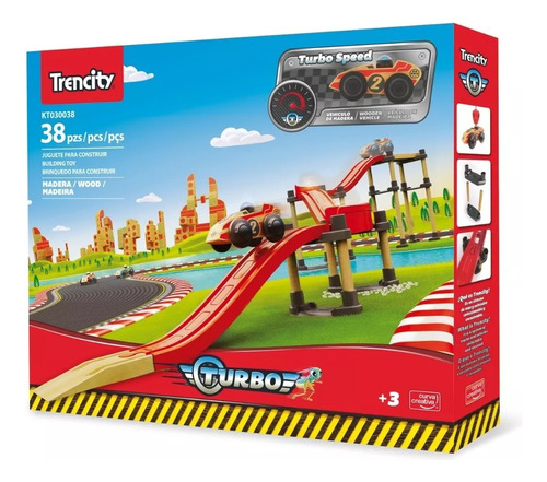 Trencity Kit Coleccion Turbo Kit Elevacion 38 Pzs Didactico
