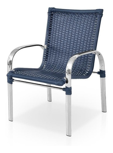 Cadeira Avelos Aluminio Para Varanda Piscina Jardim 