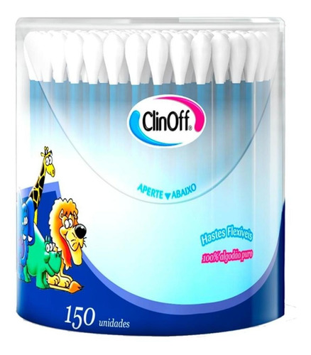 Imagem 1 de 3 de Haste Cartucho Clin Off C/150 Flip Top