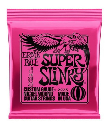 Encordoamento Ernie Ball Super Slinky 009.042 Oferta! 