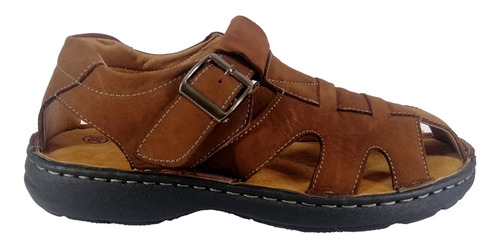 Imagen 1 de 4 de Sandalias De Cuero Para Hombre Ch2021c Brown