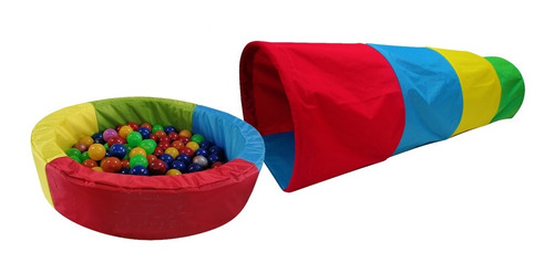 Alberca 20*20 Colchotunel+100 Pelotas+colchoneta+escalera