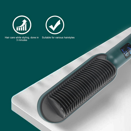 Herramienta Para Alisar El Cabello Color Verde 3 Engranaje