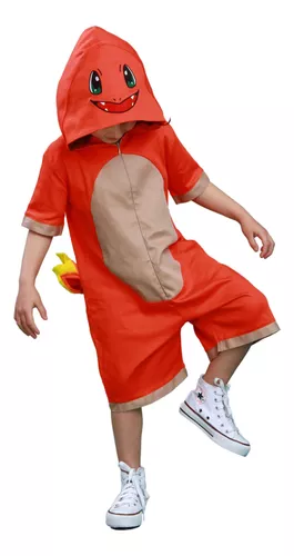 Pijama Infantil Fantasia Pokémon Charmander