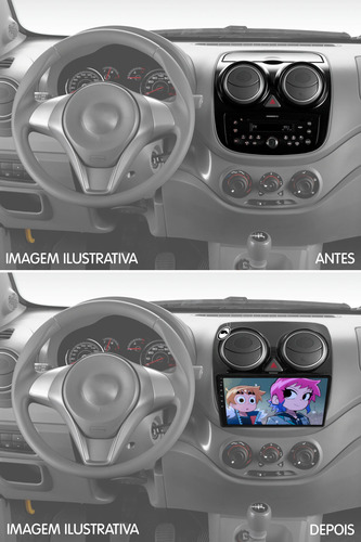 Multimídia 9 Pol Android Grand Siena 20/22 + Câmera De Ré