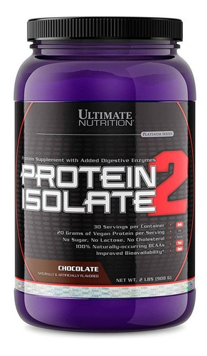 Ultimate Nutrition Protein Isolate (2 Lb) - Proteina Vegana