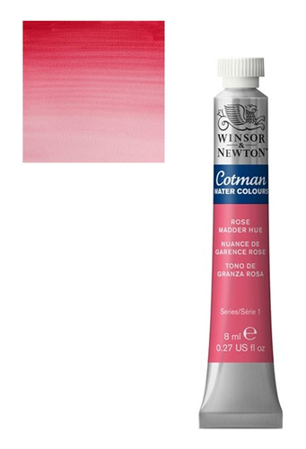 Acuarela Winsor & Newton Cotman 8ml Rosa Madder