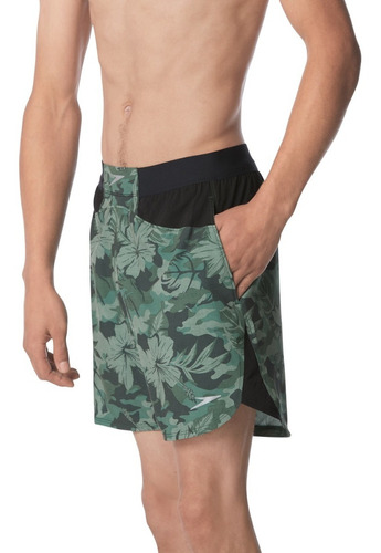 Traje De Baño Speedo Hombre Verde Hidden Trop 7784380310