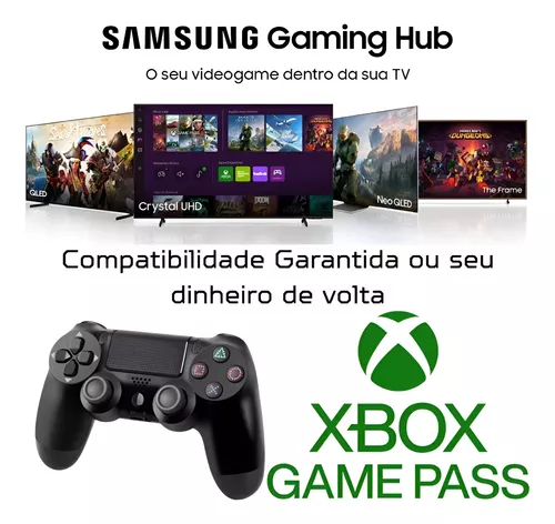 Testei o GAMEPASS (XCLOUD) na TV SAMSUNG BU8000 E fiquei surpreso! 