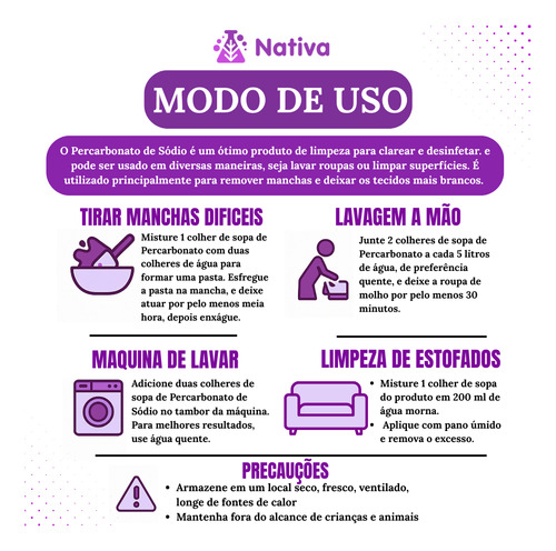Alvejante Percarbonato Ultra Clareador E Cuida Das Cores 4kg